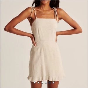 A&F Smocked Linen Dress